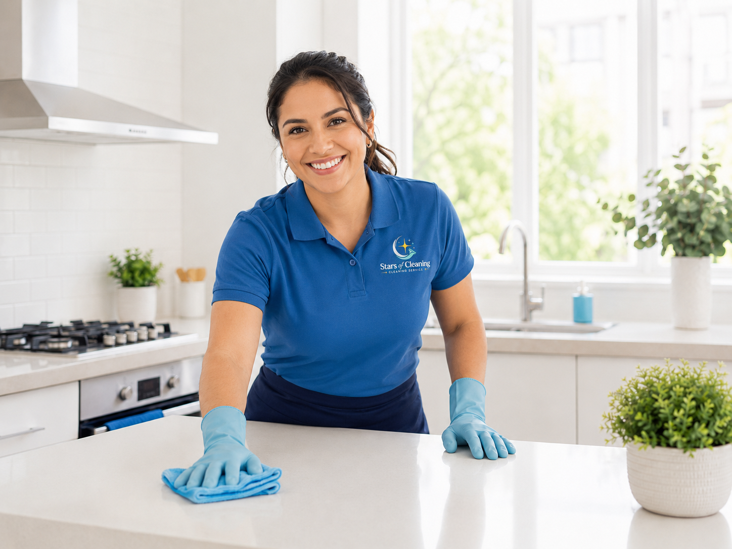 Stars of Cleaning professional cleaner working