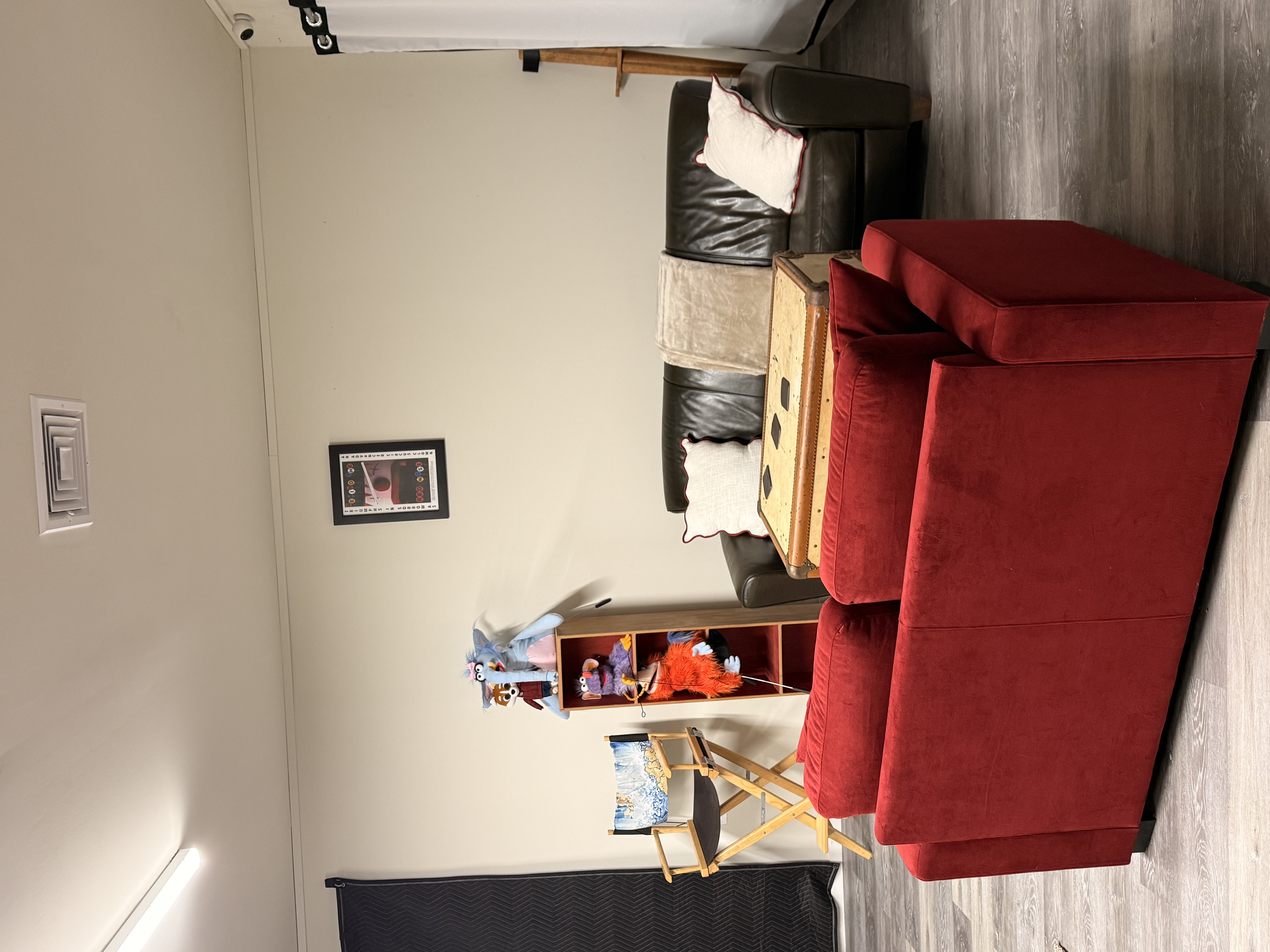 Client lounge area inside the Hvolbeck Studios production facility in Westerly, RI