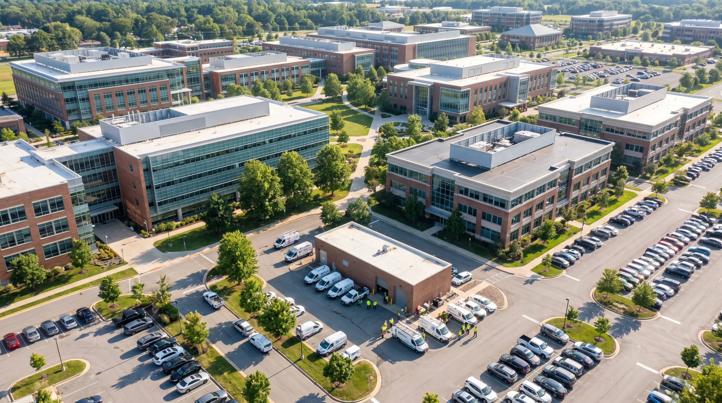 Massive commercial project site