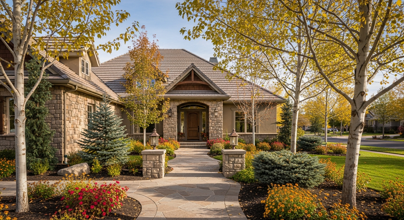 Eagle Idaho luxury home exterior