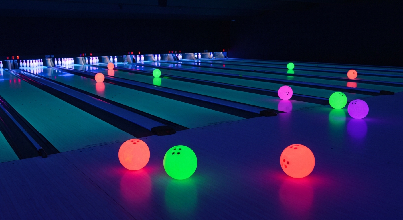 Youth Glow Bowling League Kickoff