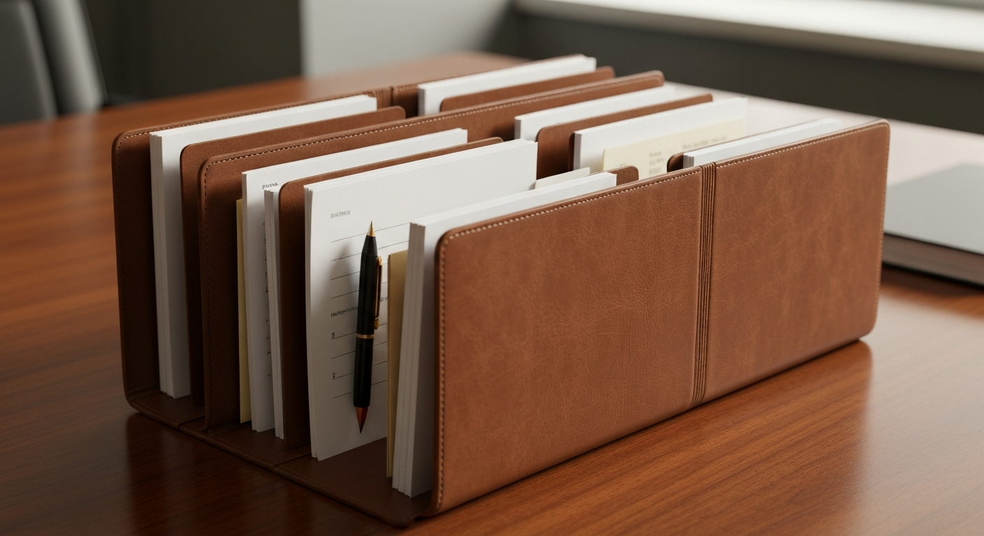 Estate folder with Oklahoma family asset recovery notes.