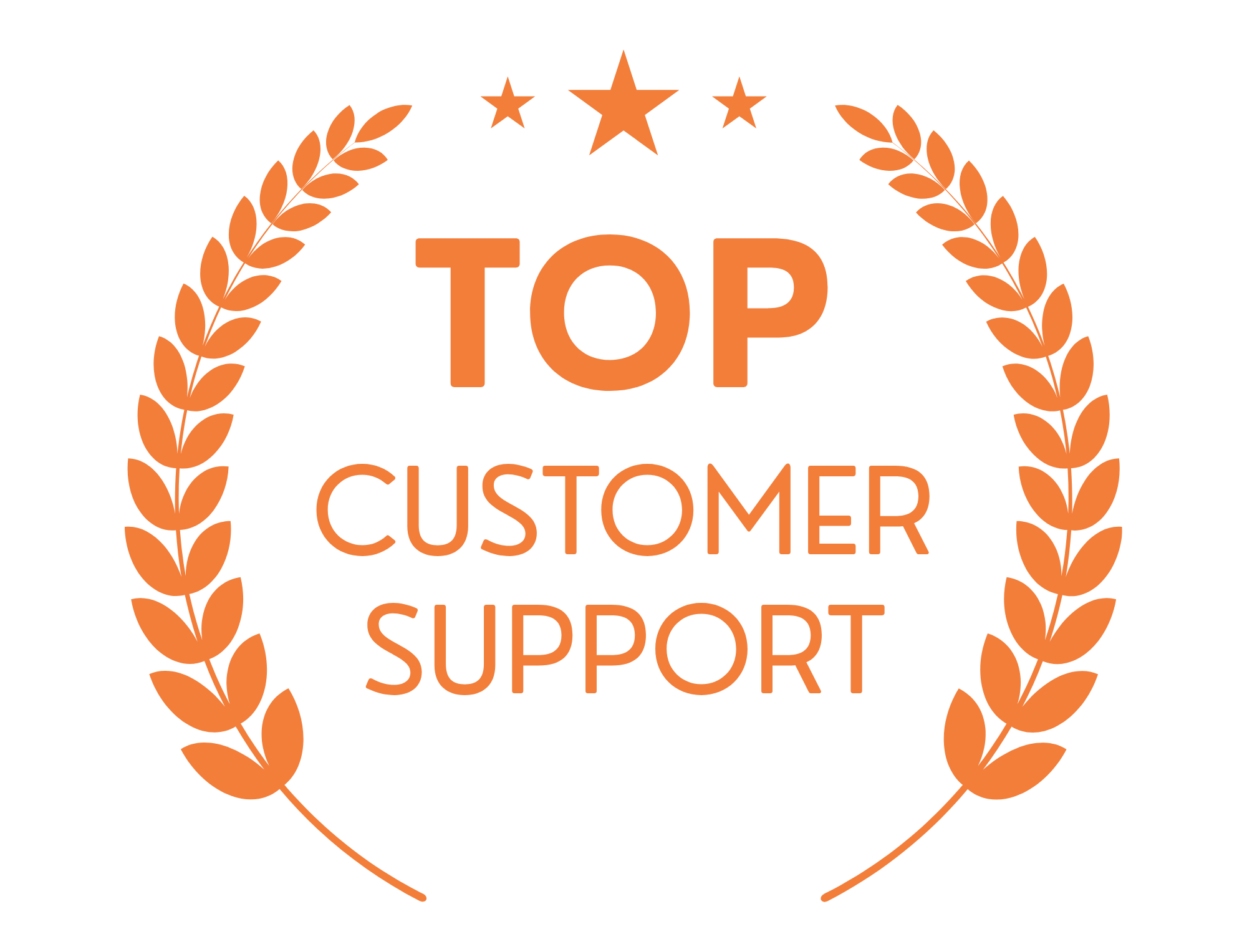 Top Customer Support Badge