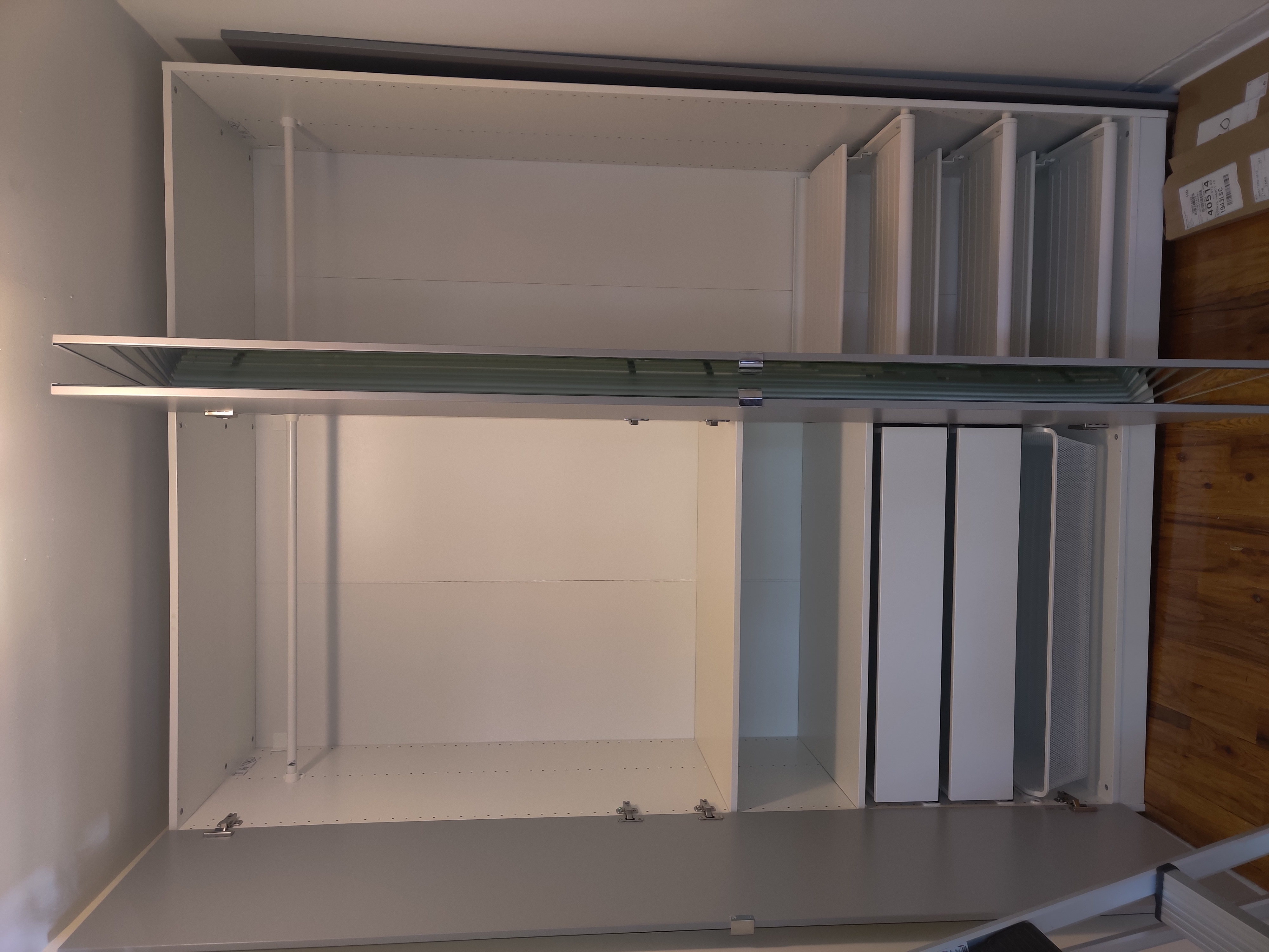 Cabinet and wardrobe assembly