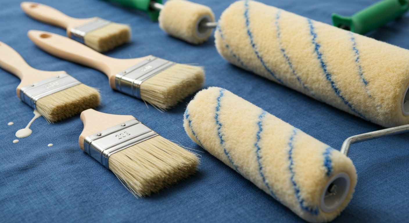 How to Correctly Select Paint Brushes and Rollers