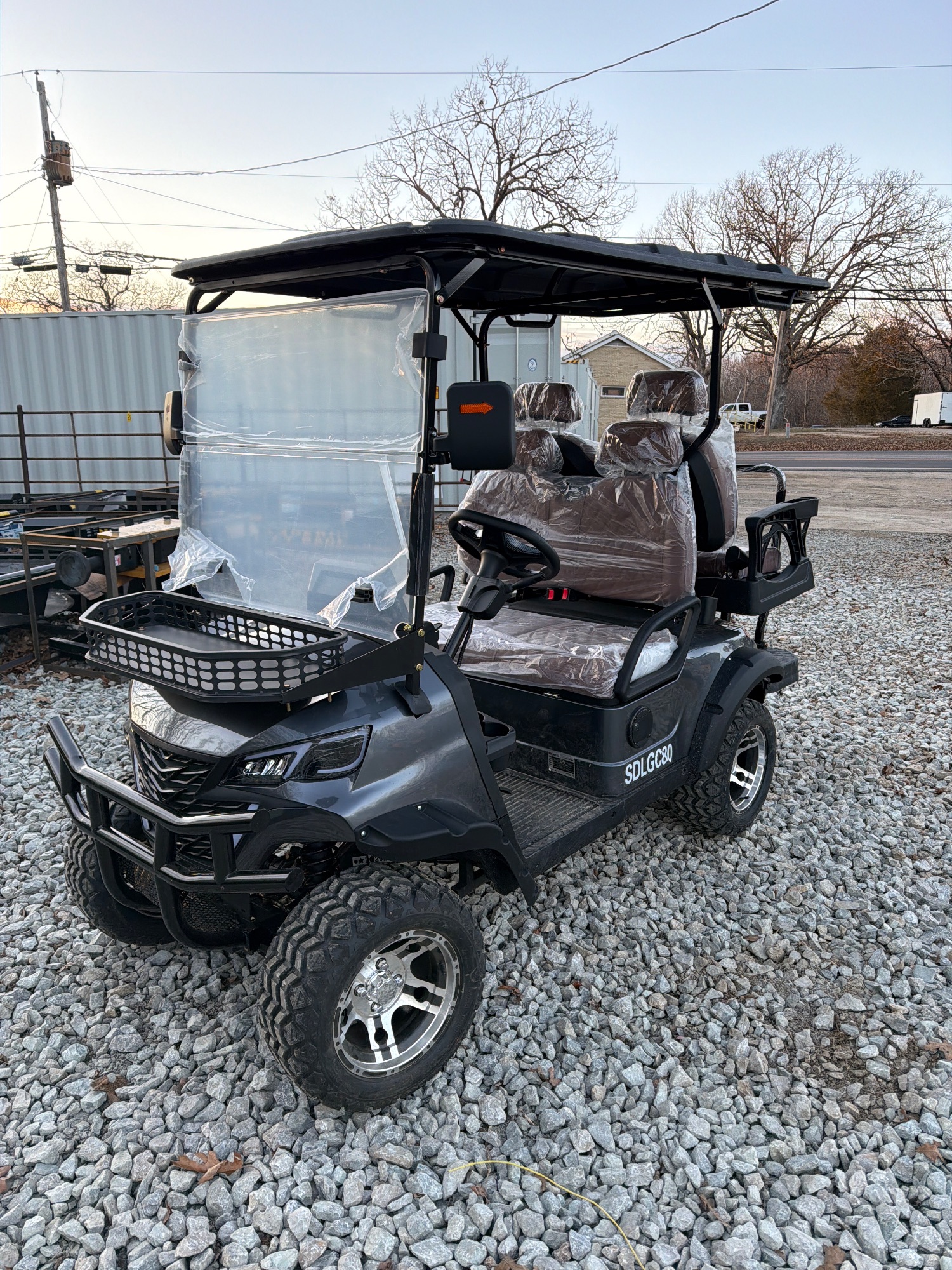 Premium 4-Seater Electric Golf Cart with Bluetooth