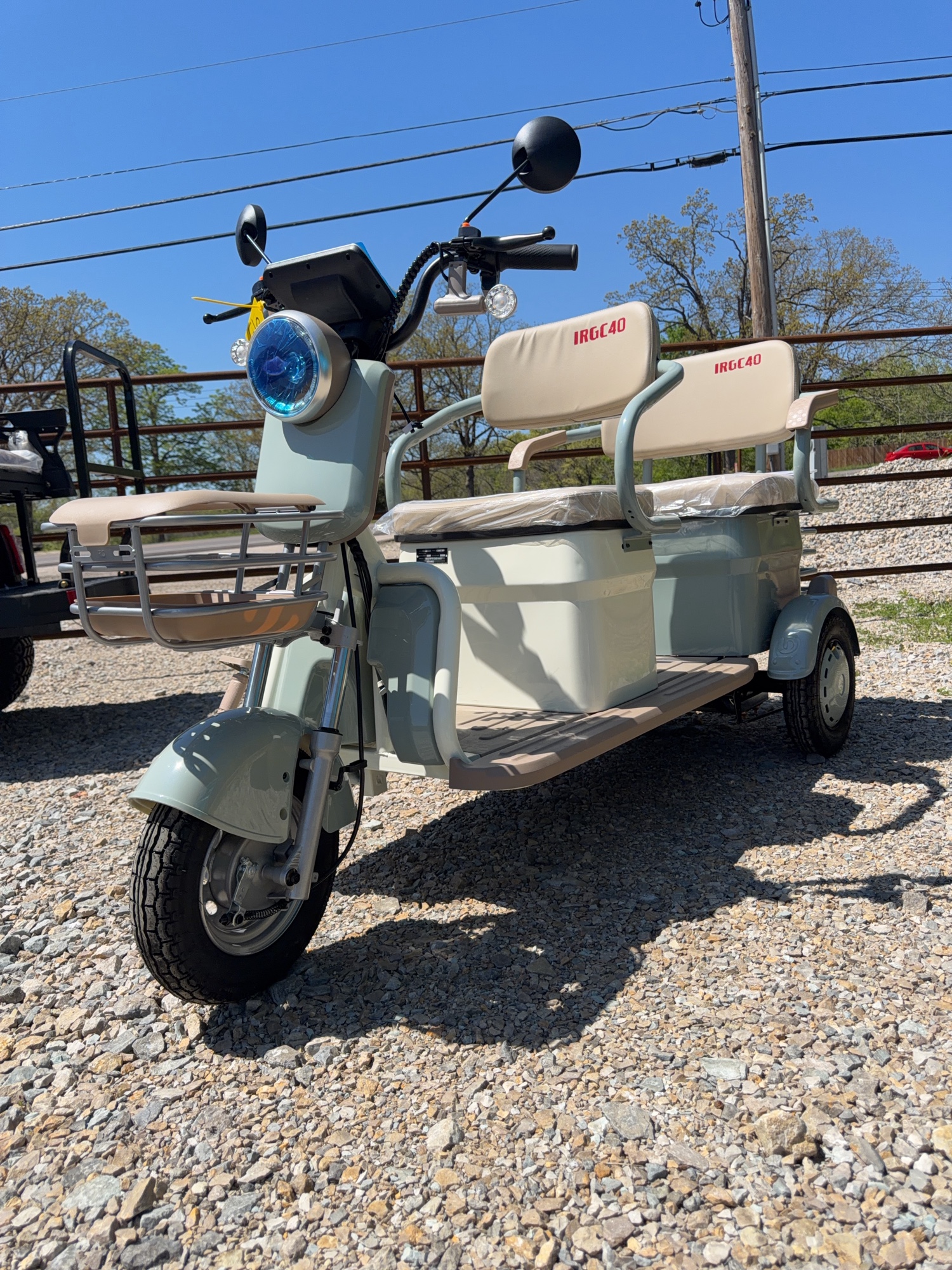 Premium Adult Electric E-Bike Tricycle (1 Gray, 1 Red)