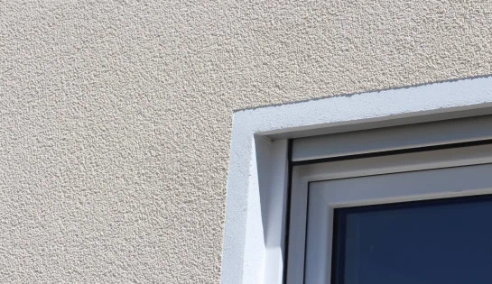 Detailansicht der Fassade