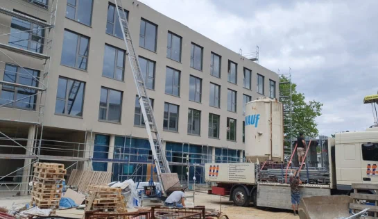 Detailansicht der Sanierung