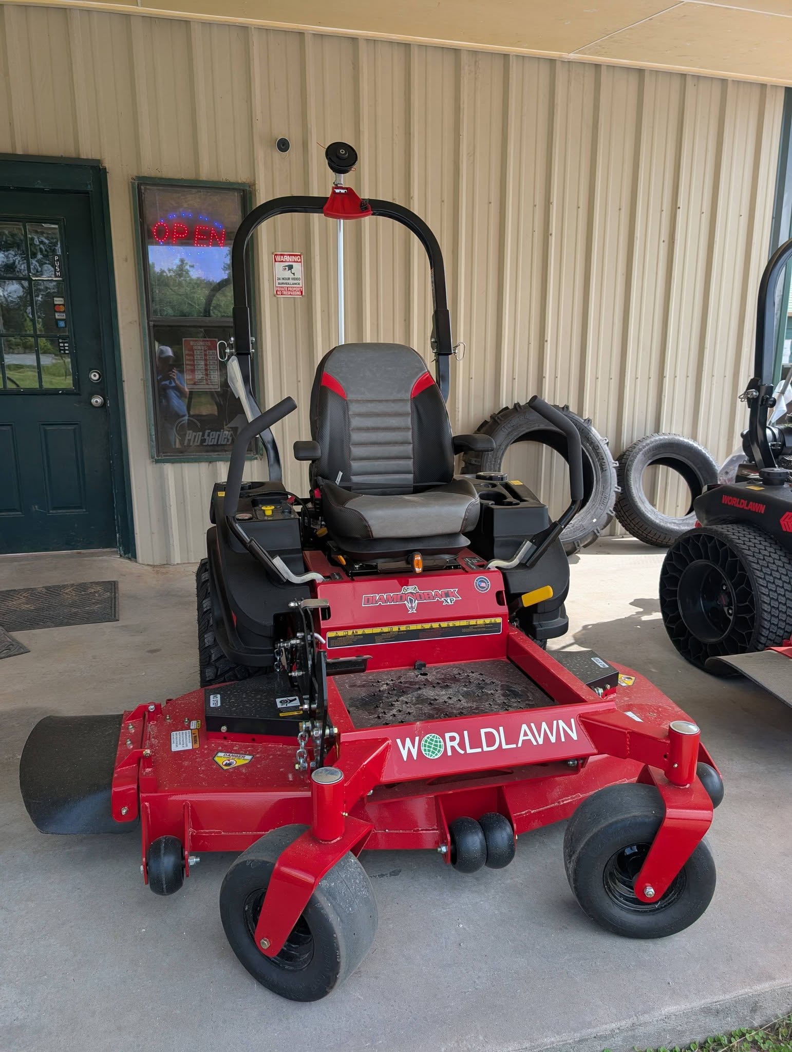 New zero-turn lawn mower on display in Liberty TX