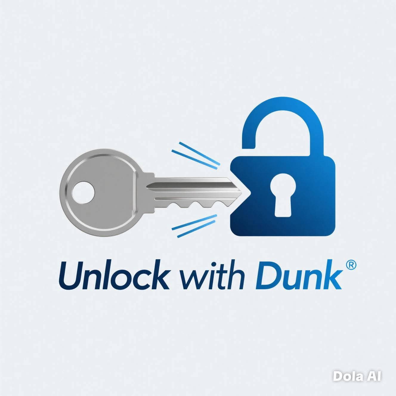 Unlock with Dunk Logo