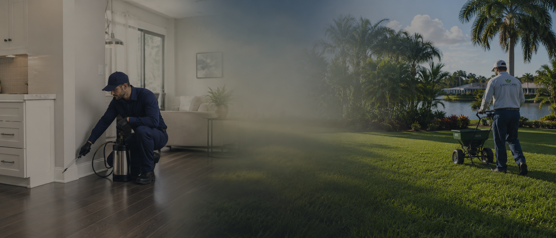 Pest control and lawn care services