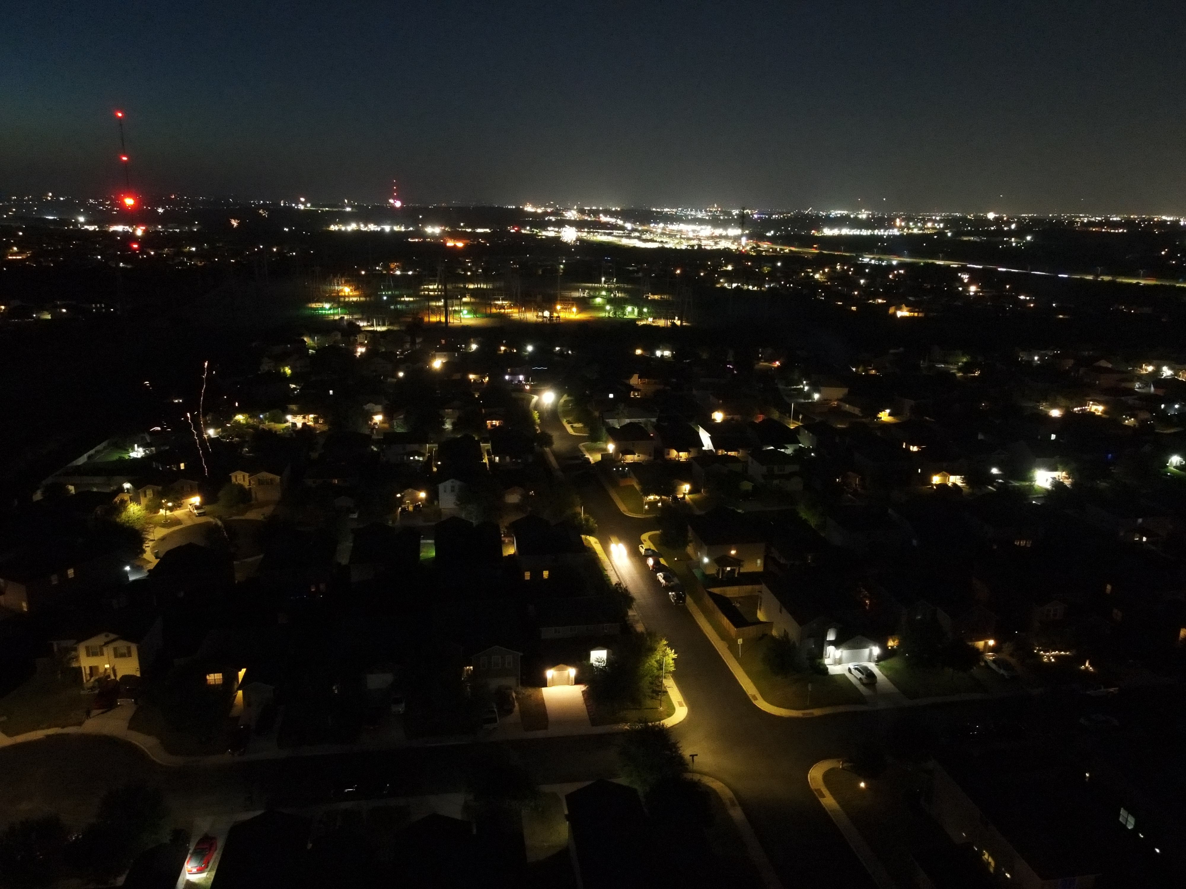 Drone pilot operating in San Antonio