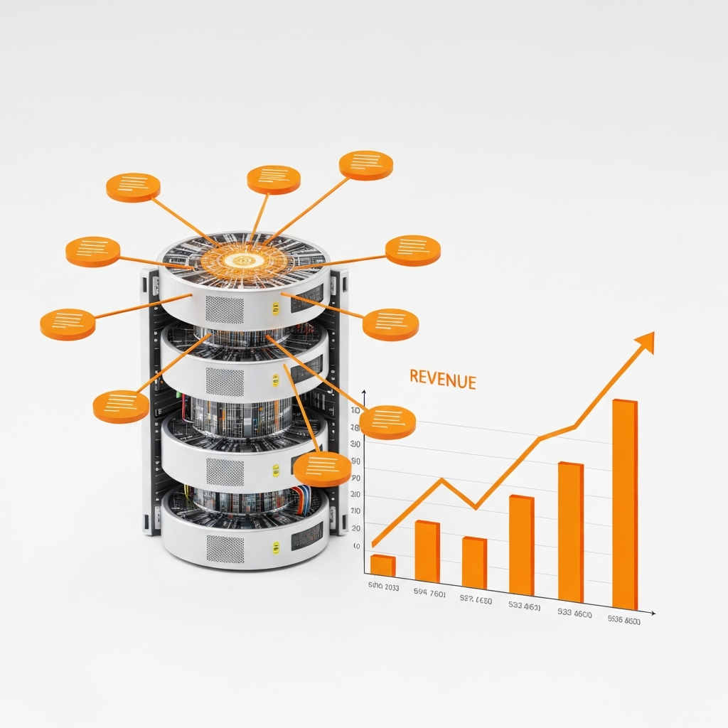 Database and Revenue Chart