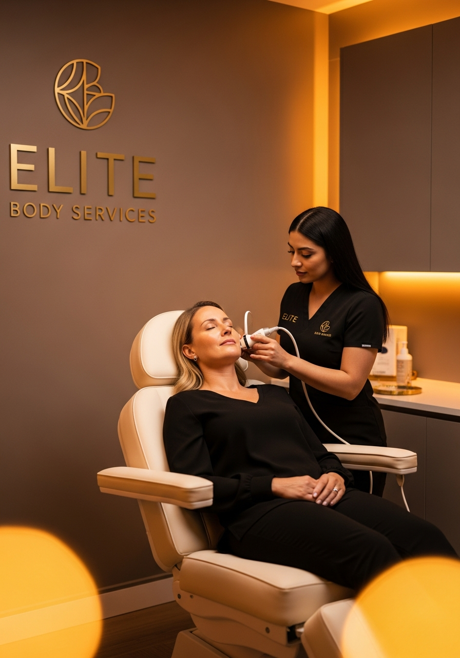 RF facial skin tightening Elite Body Services Dania Beach