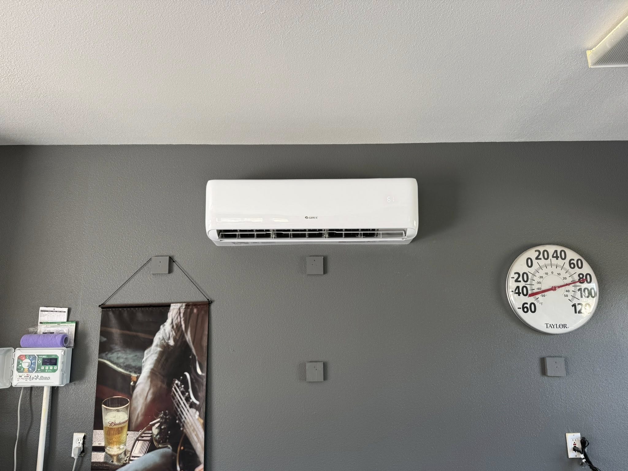 Gree interior mini-split installation