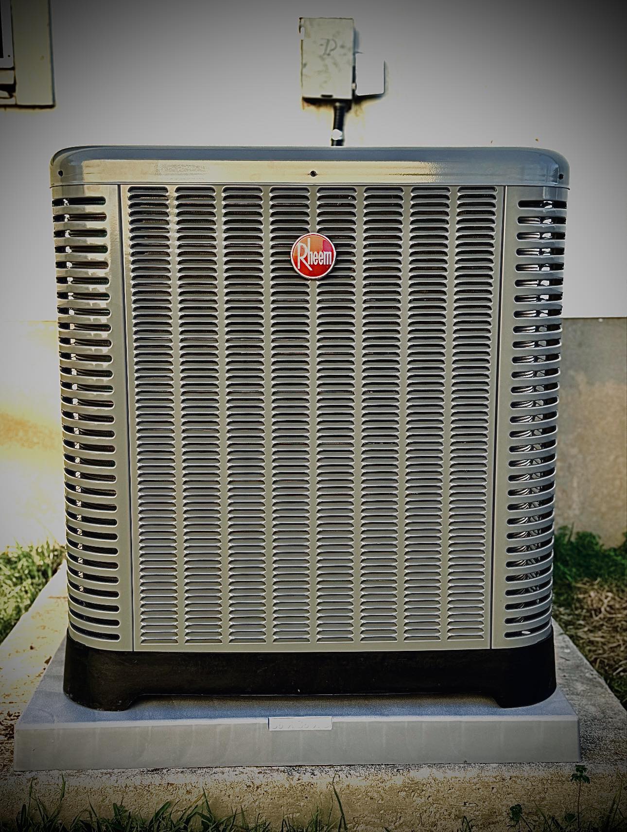 Rheem exterior AC unit