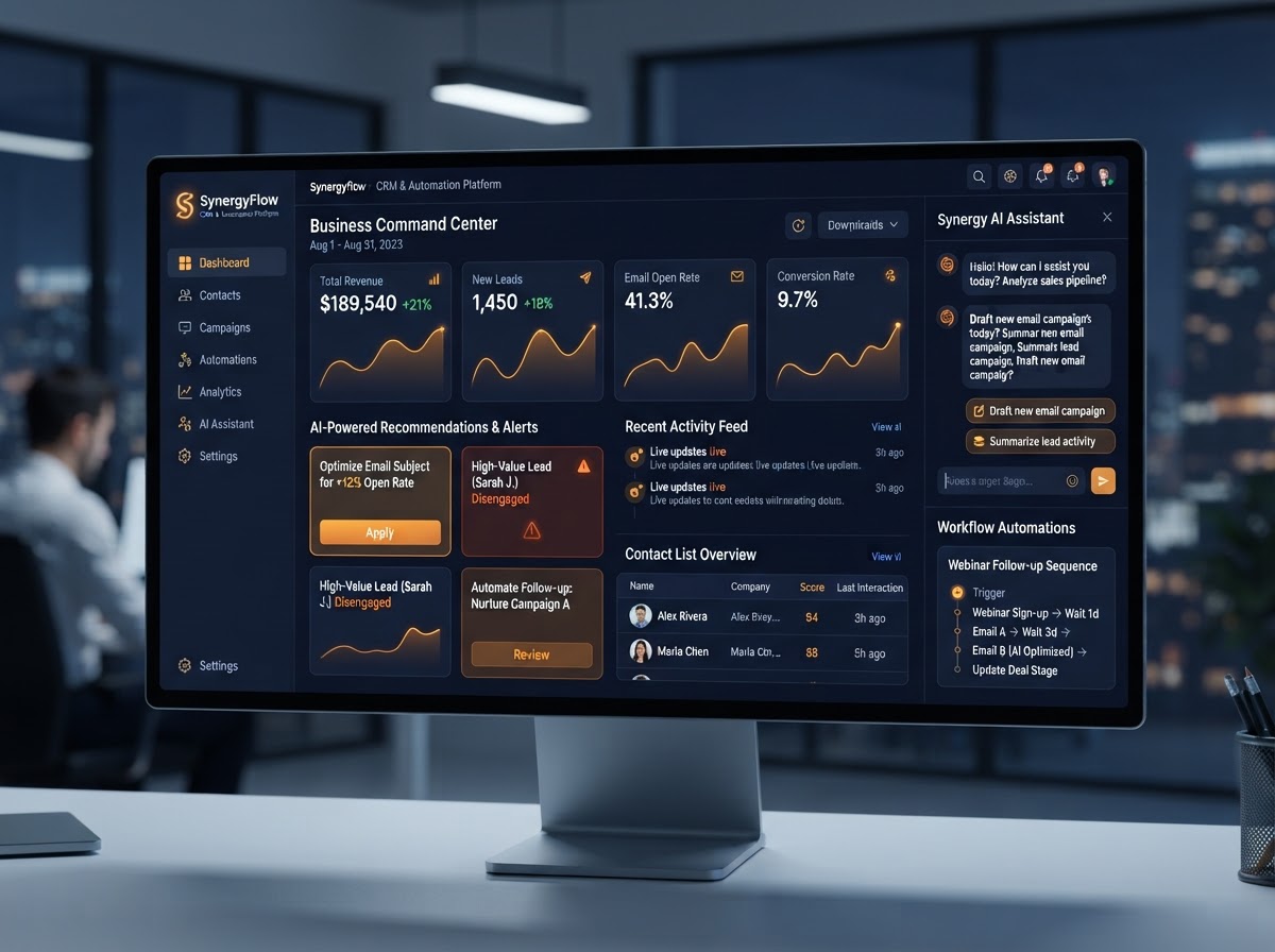 AI automation workflows and AI agents dashboard