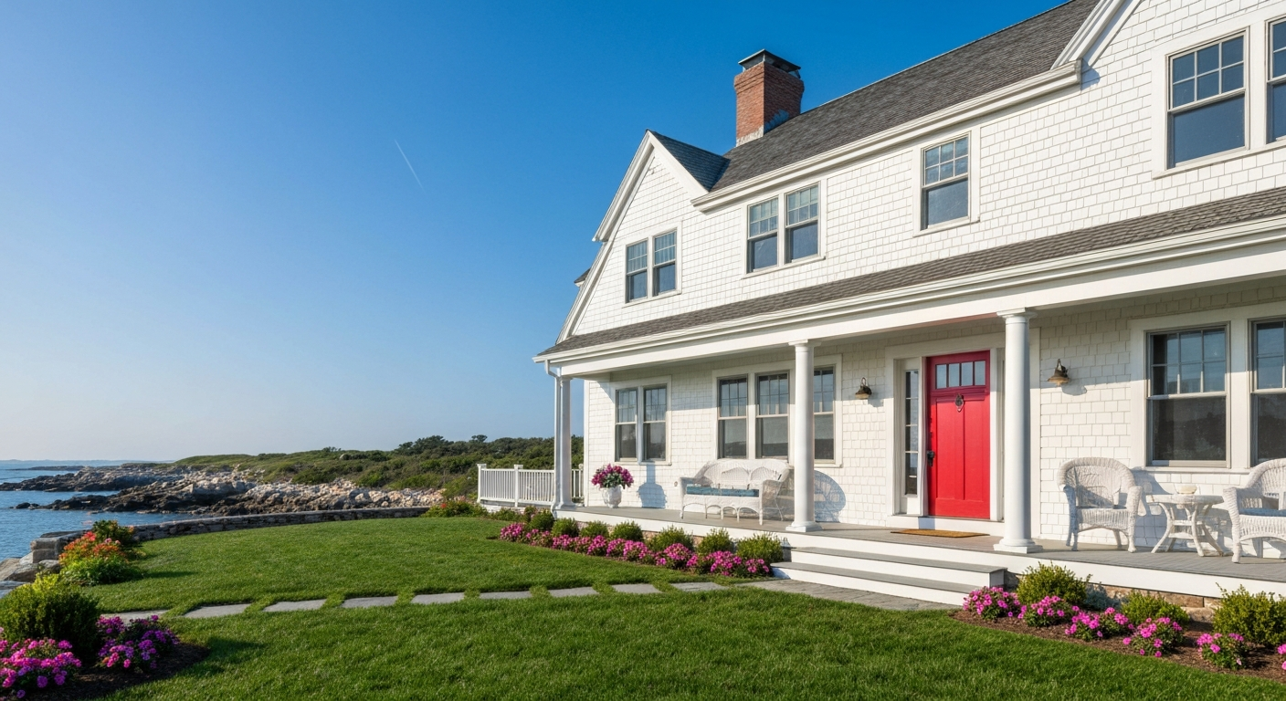 Polished coastal home