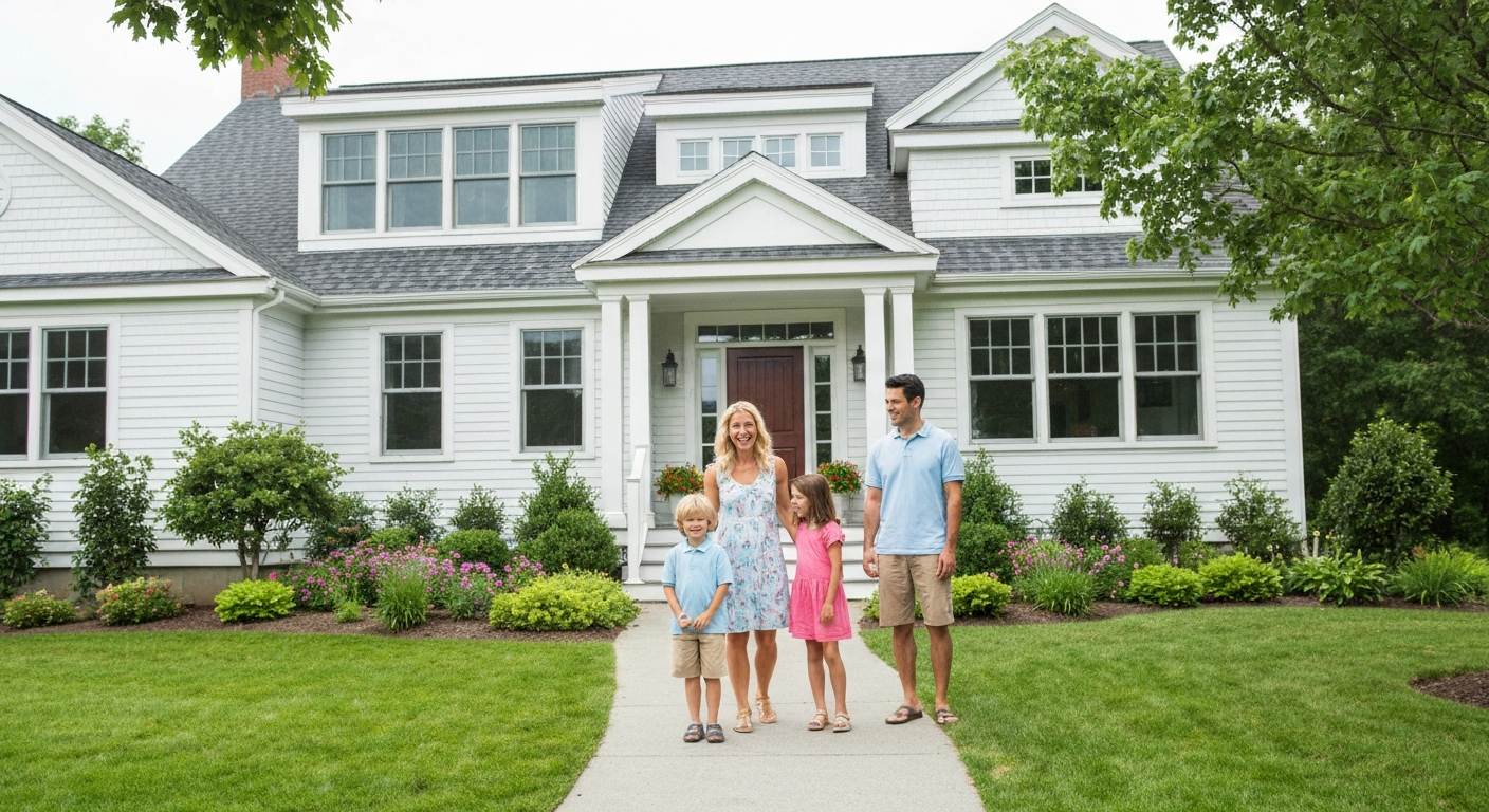 Family moving into a larger home on the North Shore