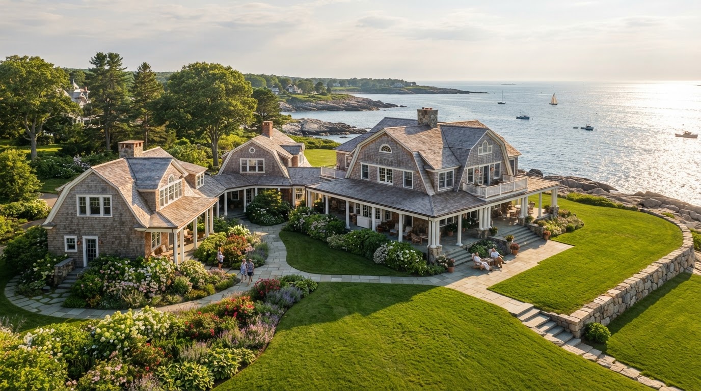 Luxury Coastal Compound Estates on the North Shore: Multi-Building Waterfront Living