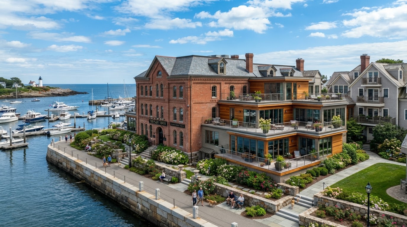 Coastal and historic condominiums on Boston's North Shore Massachusetts
