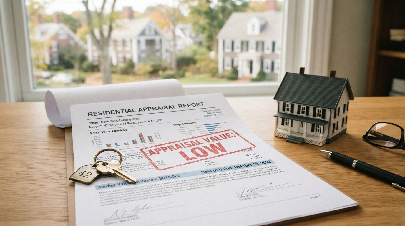What Happens When the Appraisal Comes in Low? A North Shore Buyer's Guide