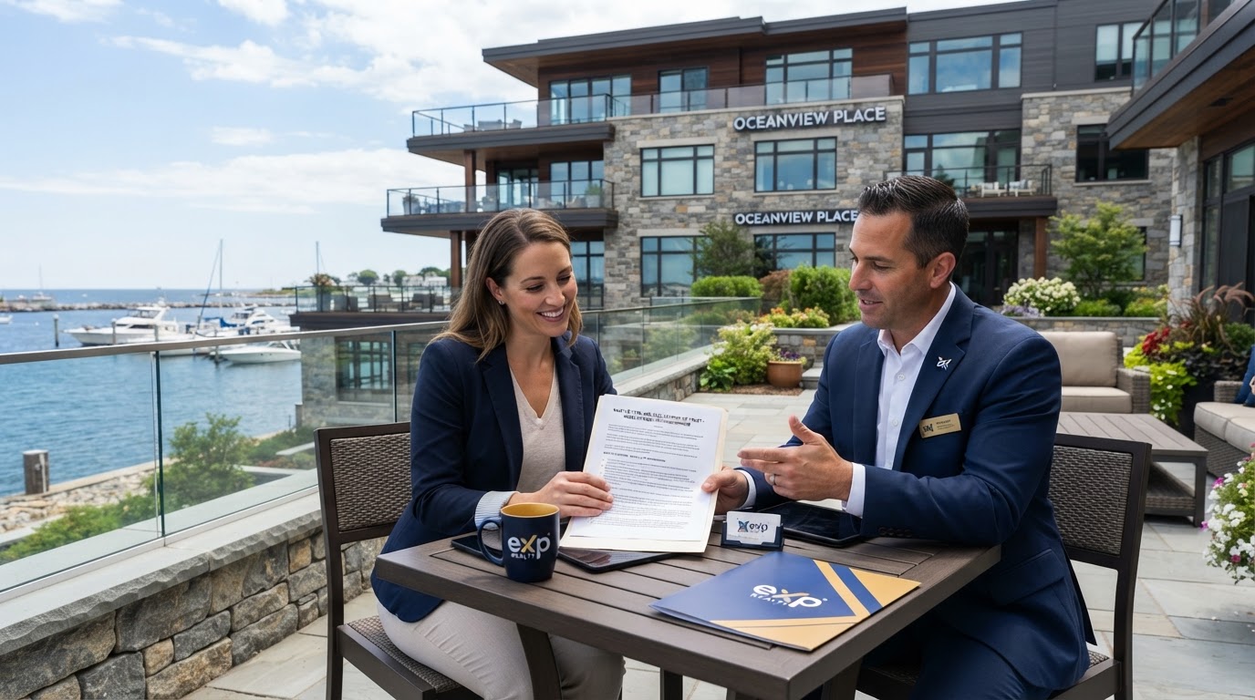 Massachusetts condominium building with master deed documents