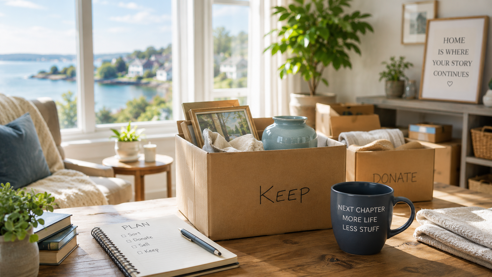 How to Downsize Without Feeling Overwhelmed: A Step-by-Step Guide for North Shore Homeowners