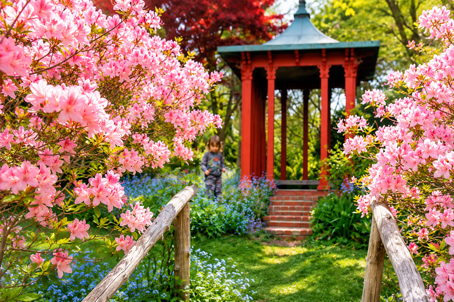 Walled garden at Long Hill