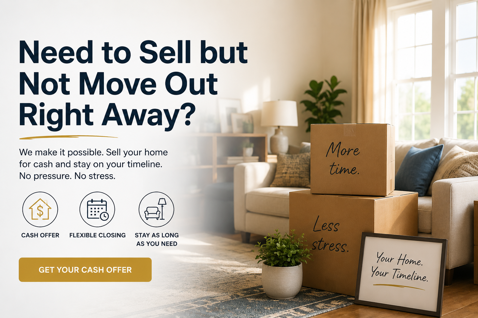 Need to Sell but Not Move Out Right Away?