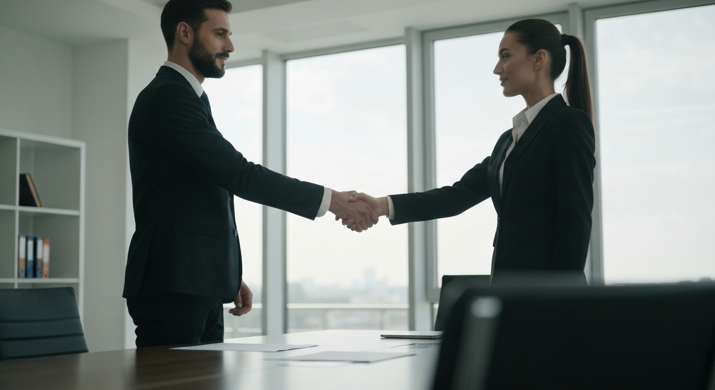 Partnership handshake