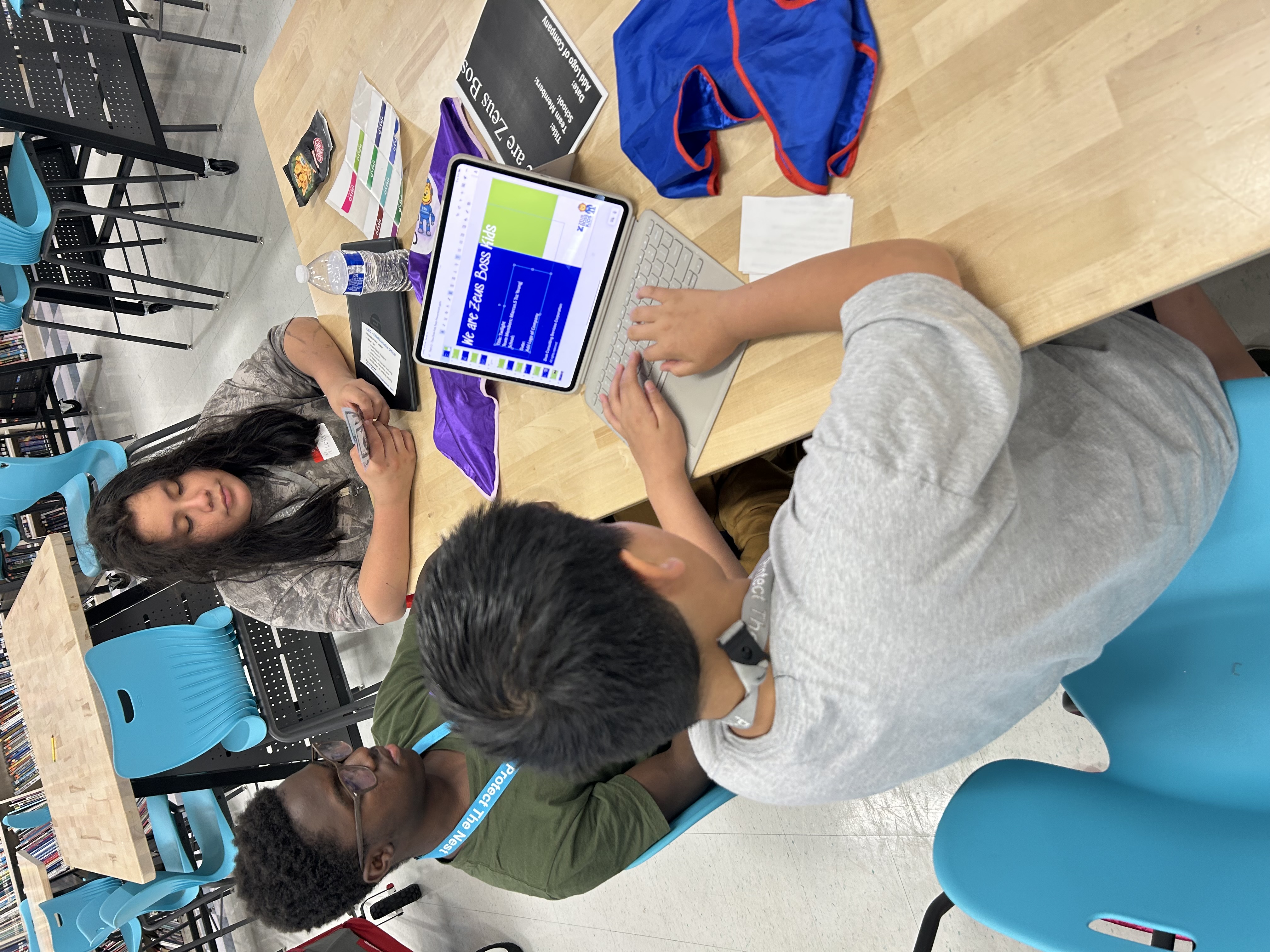 Students collaborating