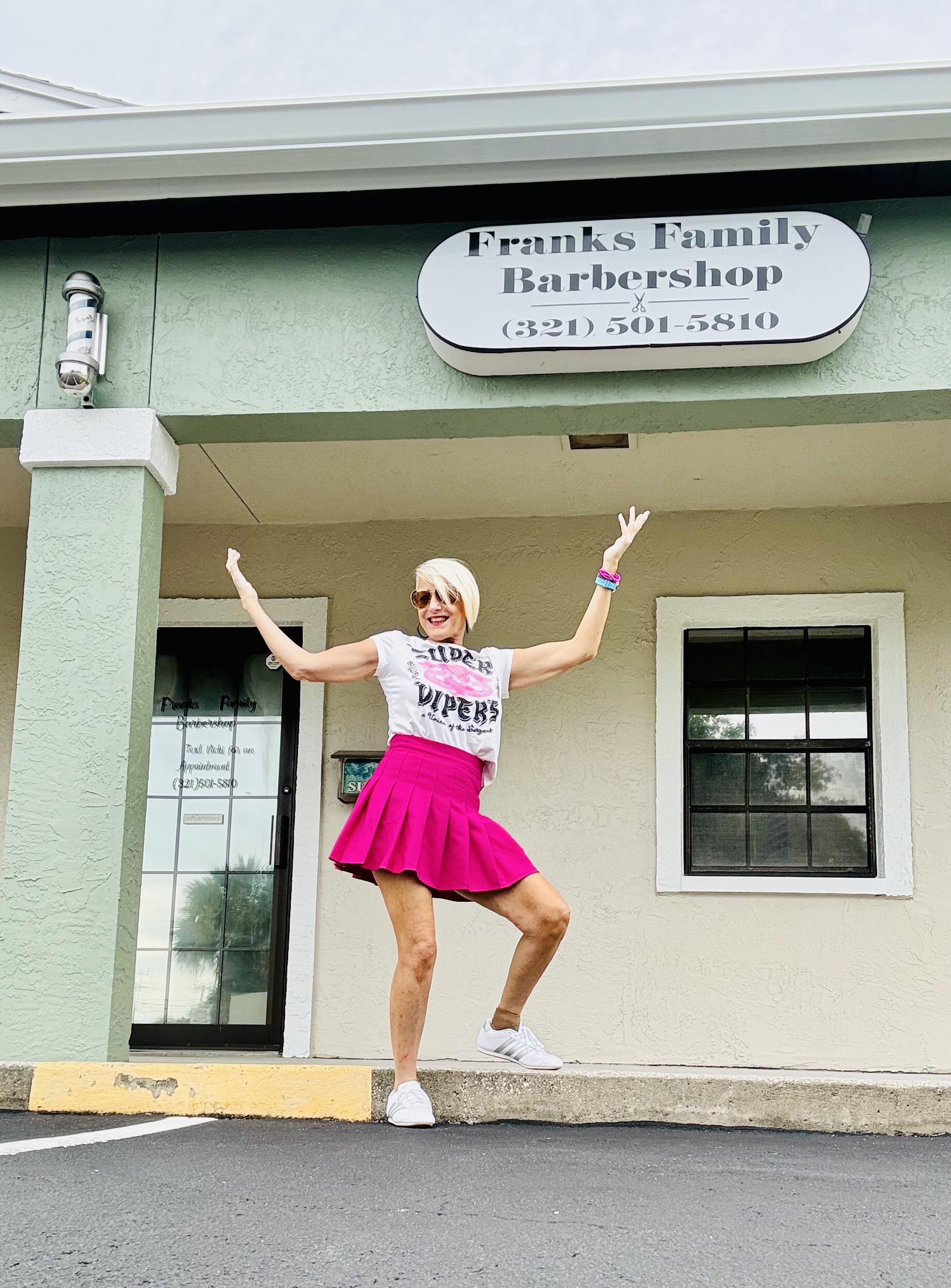 Franks Family Barbershop exterior — 2800 Aurora Road Suite B Melbourne FL near Wickham Road