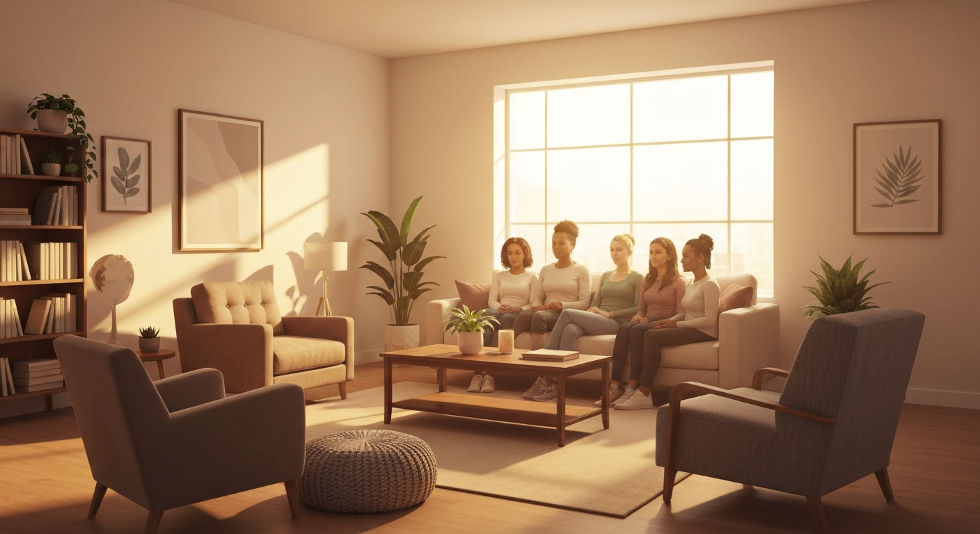 Warm, inviting safe space
