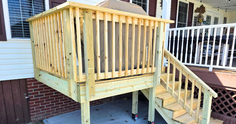 new deck and stairs in london ky