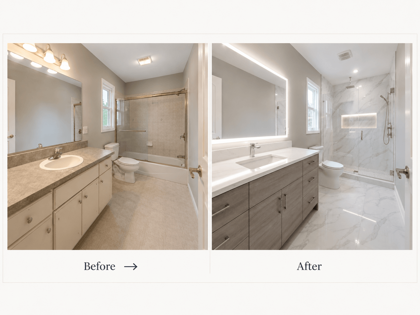 Bathroom project in Scarborough
