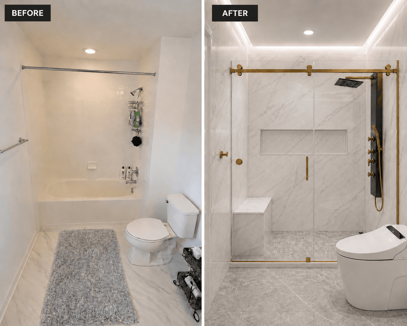 Bathroom project in Etobicoke