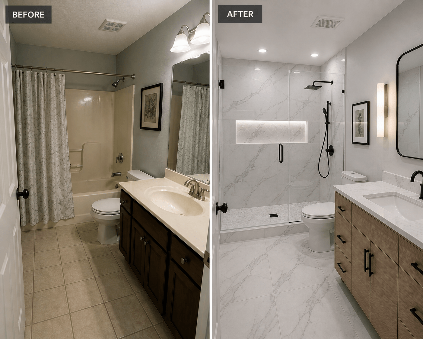 Tub-to-Shower