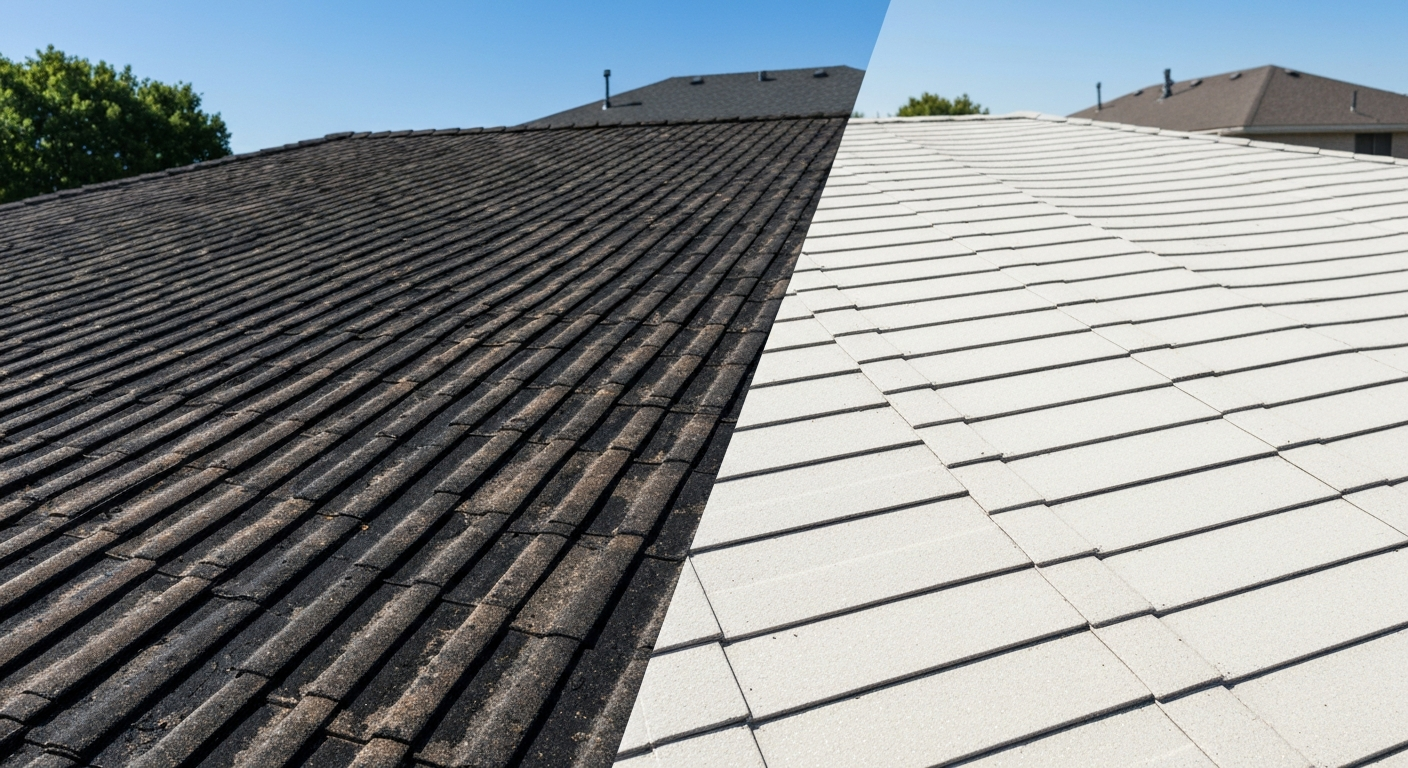 Roof Cleaning Process 2