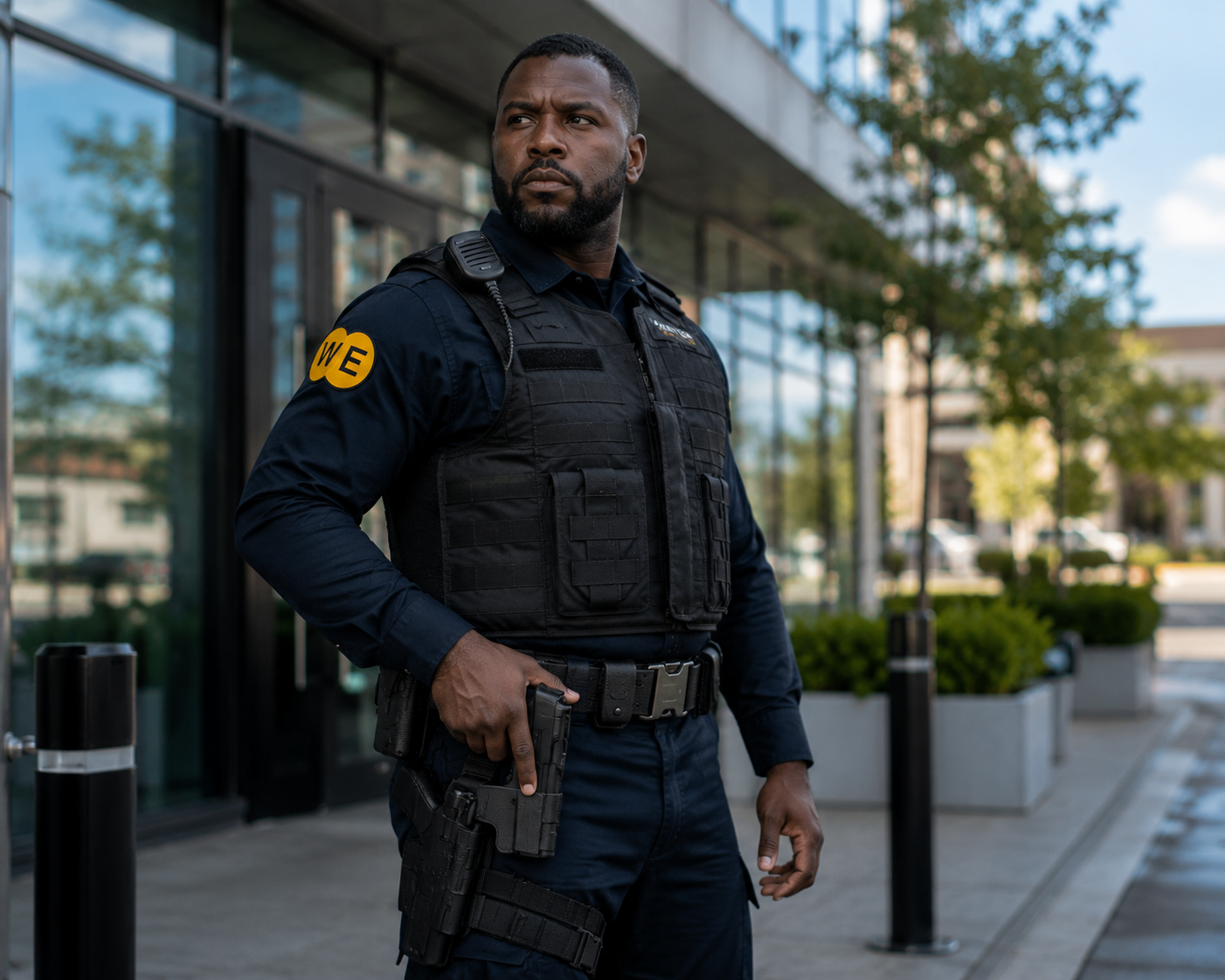 Professional armed security officer