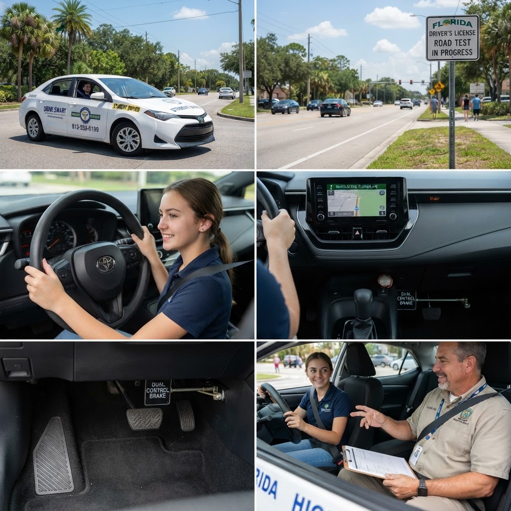 Florida Road Test with FGN Driving School in Tampa