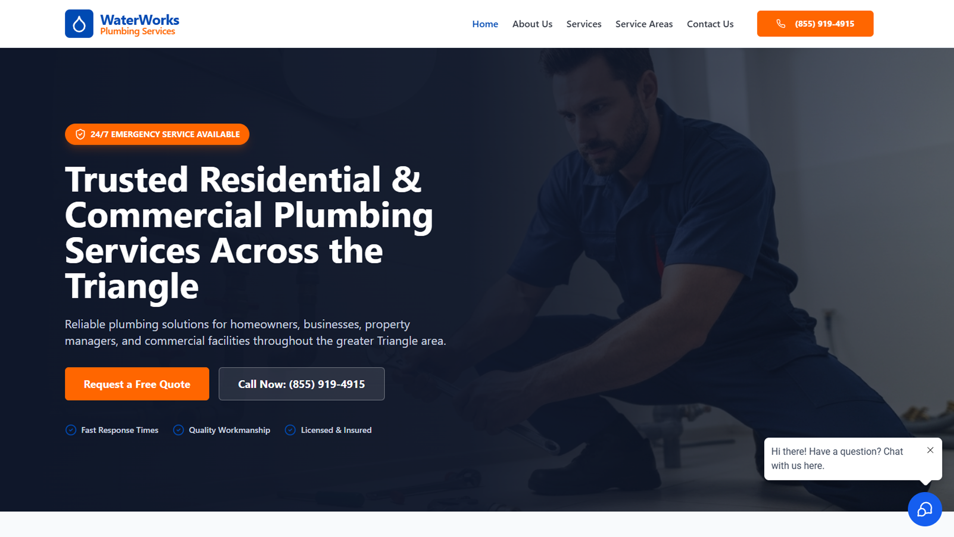 WaterWorks Plumbing Demo Website