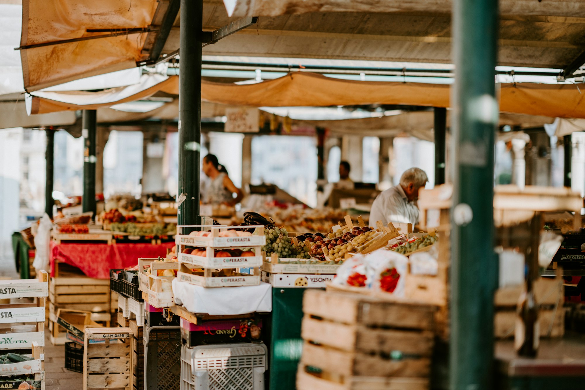 Local artisan markets on the weekends