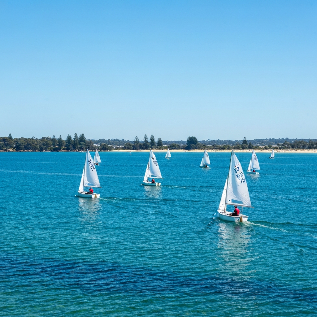 Sailing lessons in the Santa Monica Bay
