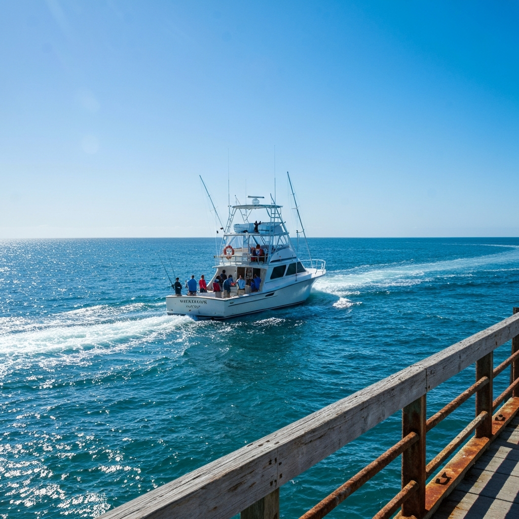 Deep-sea fishing charters leaving directly from the Pier