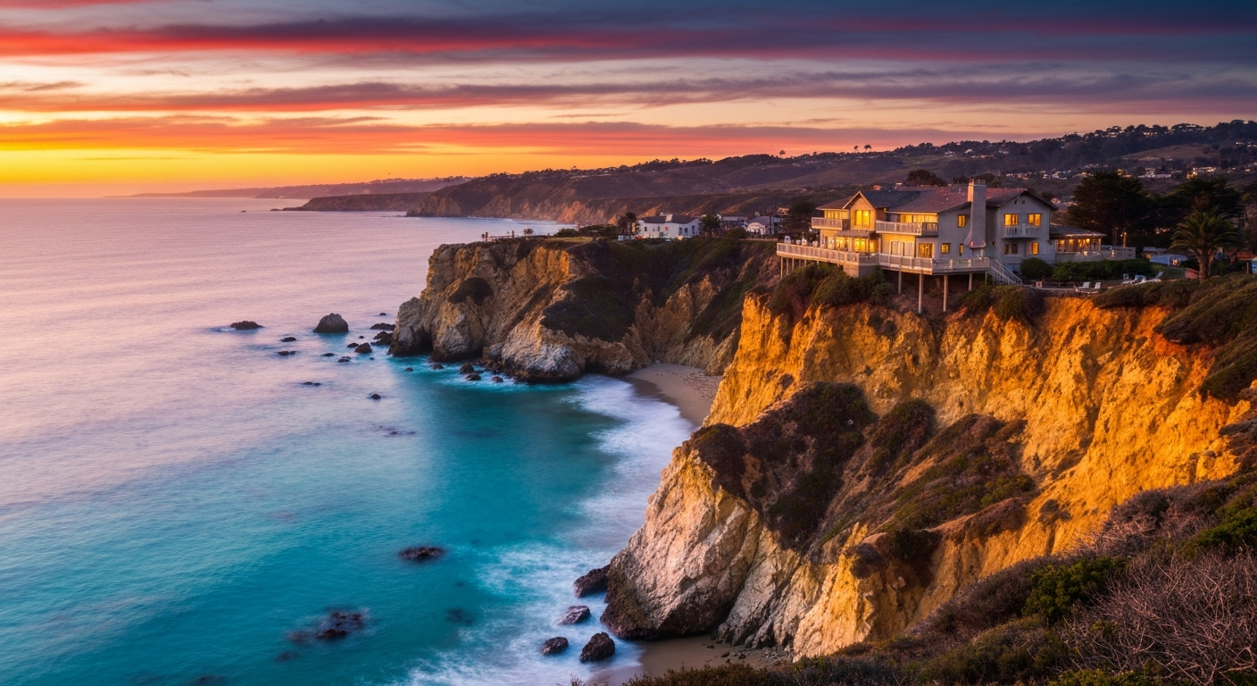 Cliff House Inn on the Ocean in Carpinteria CA
