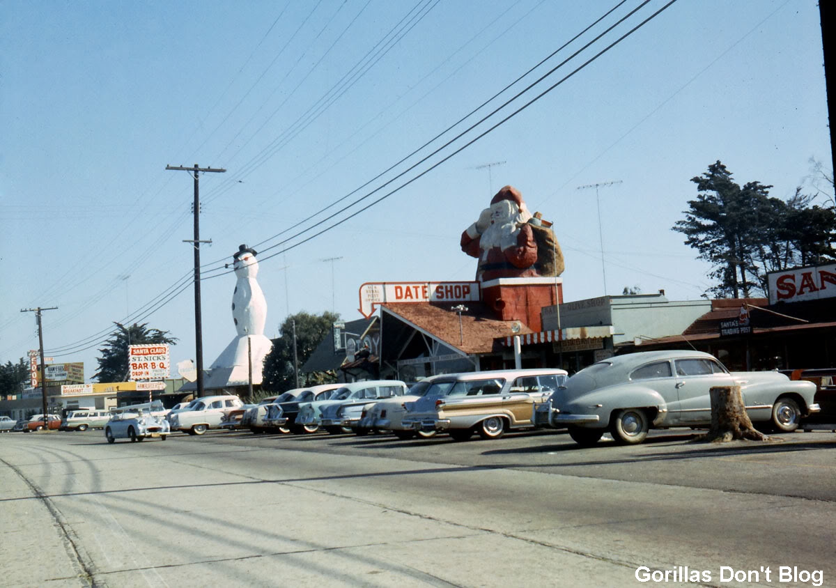Santa Claus Lane Carpinteria California historic coastal strip