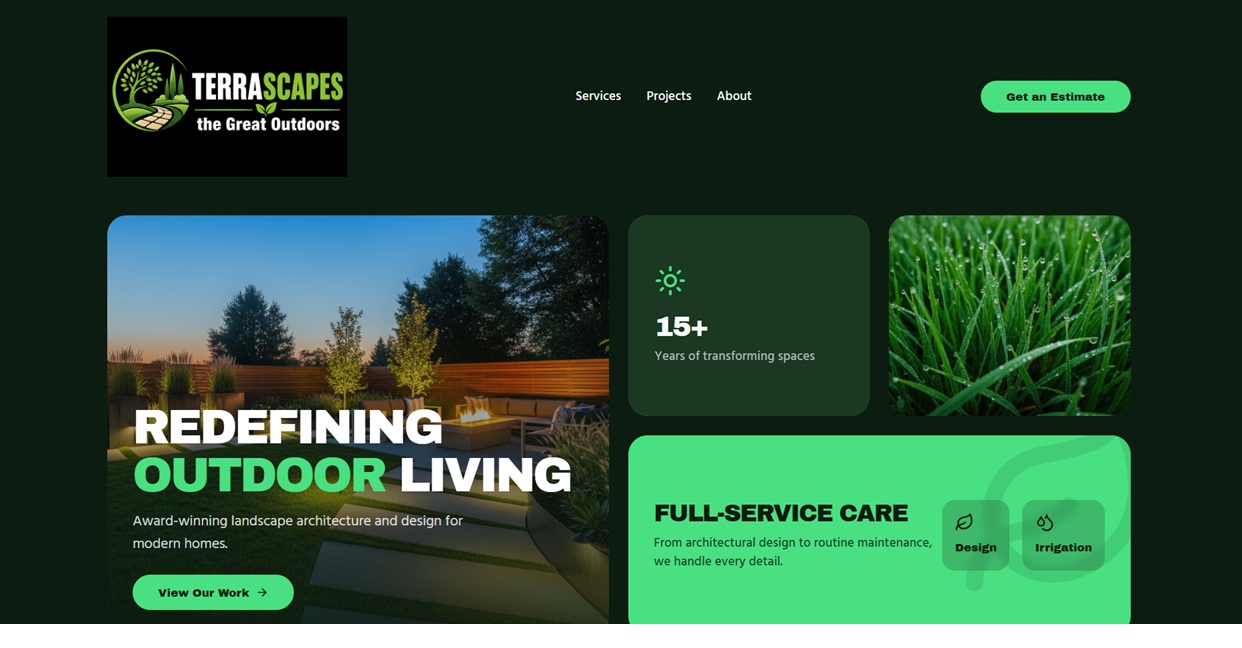Landscape Website