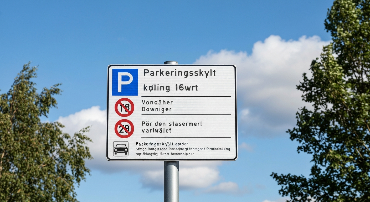Parkeringsskylt